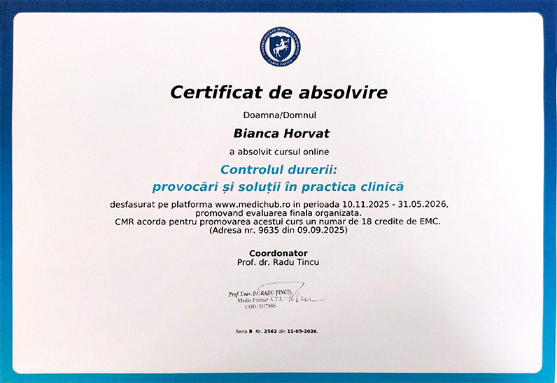 2025-2026_Horvat Bianca_Controlul durerii_medichub